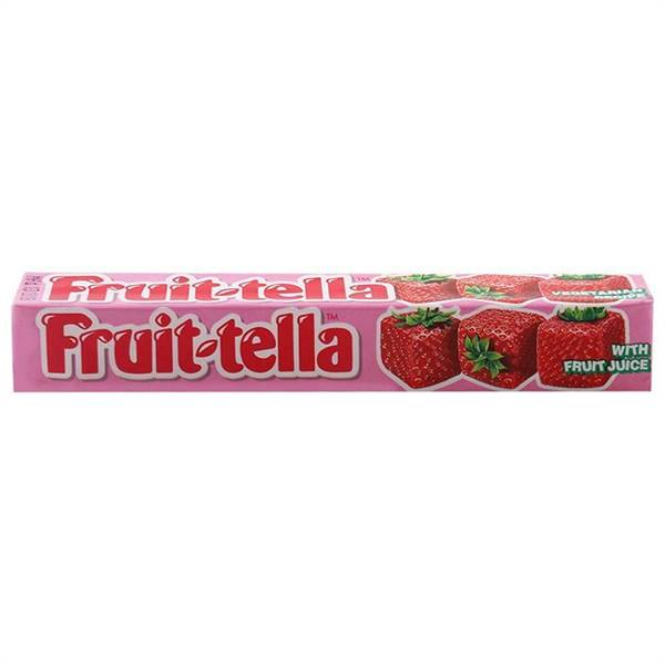 Fruit-Tella Strawberry Gelatine Free Candy Imported